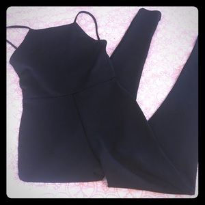 Missguided black jumpsuit - Final markdown